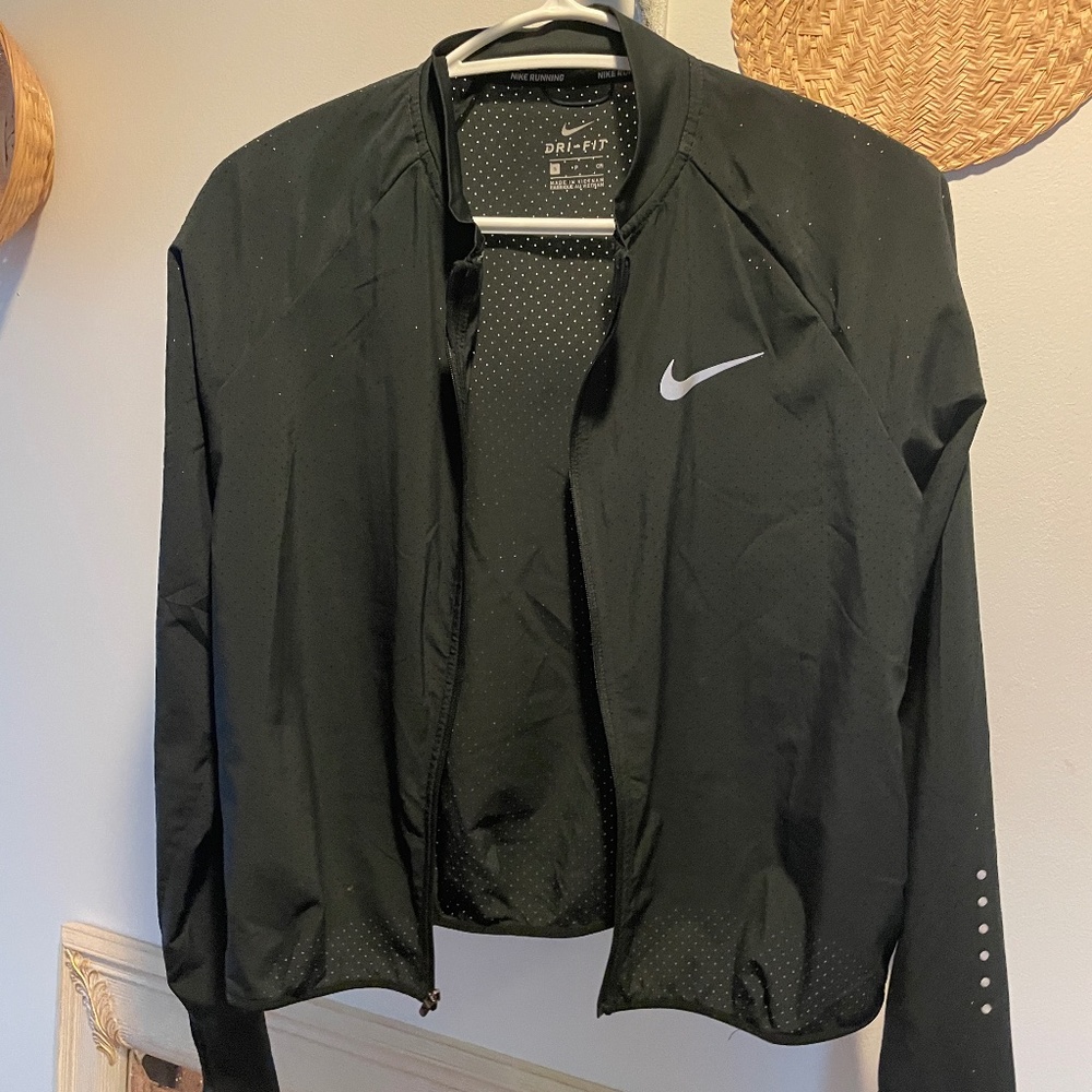 Lightweight black nike thin jacket